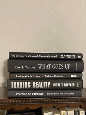 Decorative book stack, black